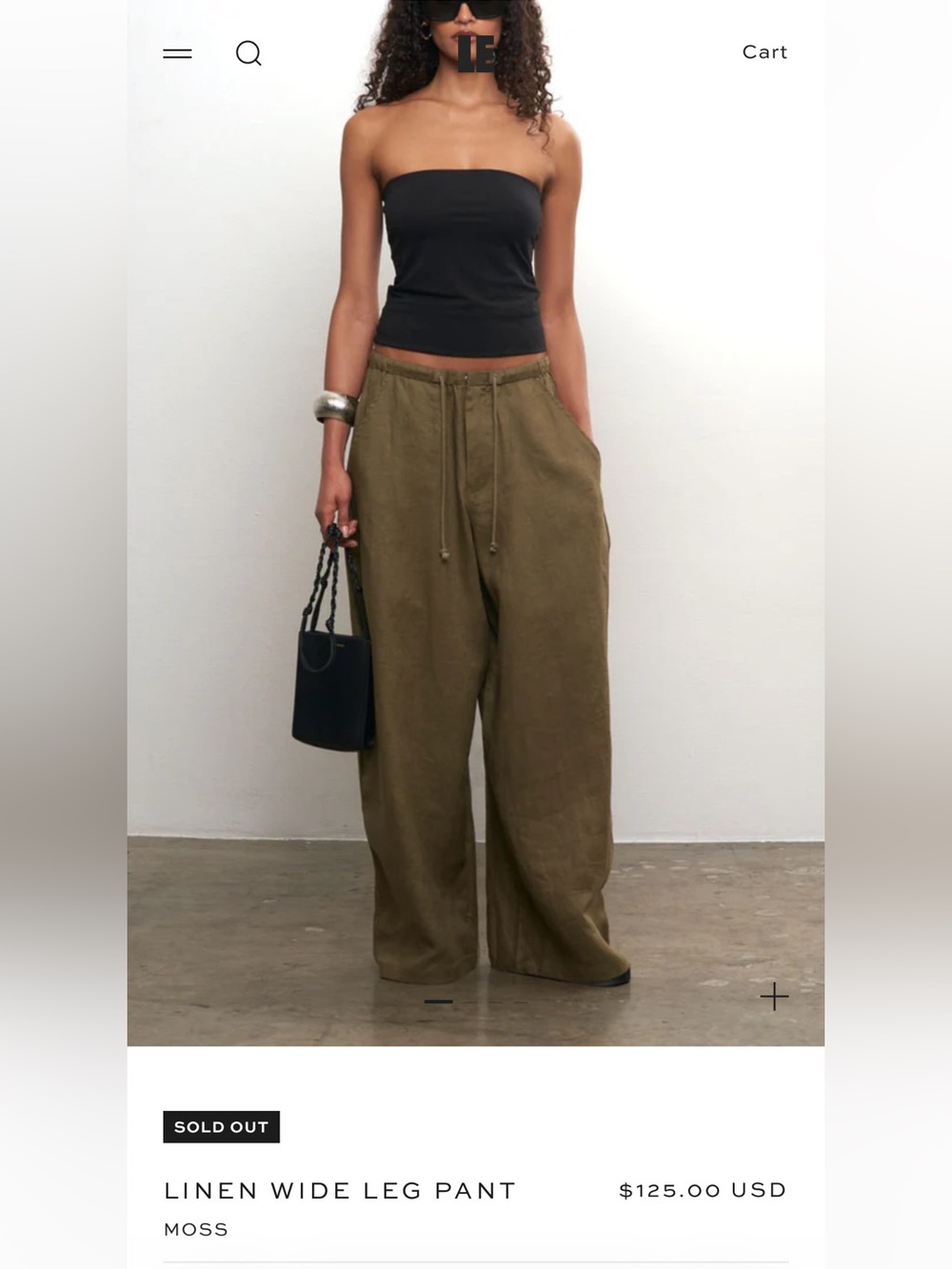 NWT Local European Linen Pants S/M